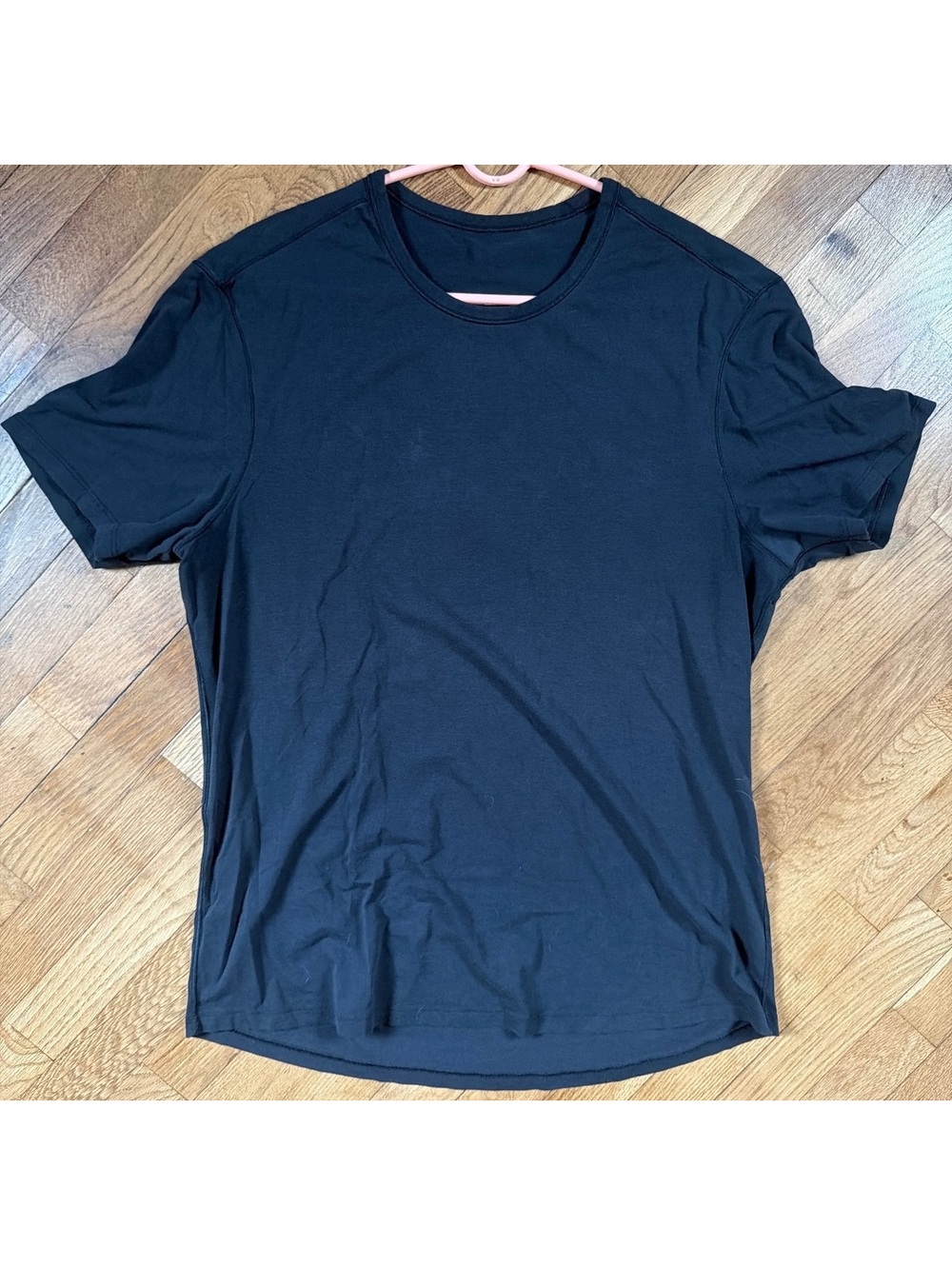 Large - Men - Lululemon Black Crew Neck T-Shirt